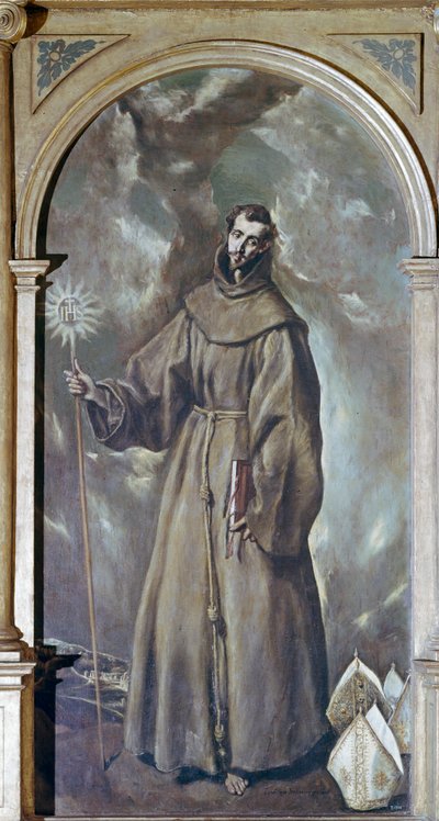 St. Bernardino van Siena door El Greco